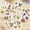 9 Pcs Roosters Rub on Transfer for Crafts Decals (Roosters) 6.5 inches x 6.5 inches